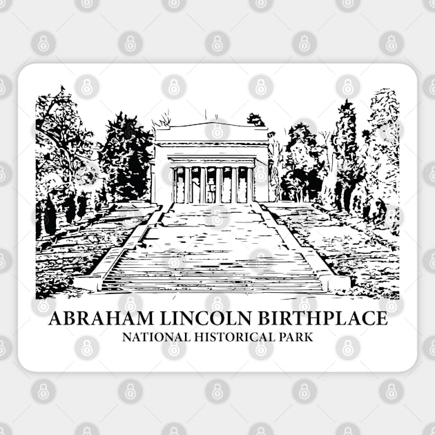 Abraham Lincoln Birthplace National Historical Park Magnet by Lakeric